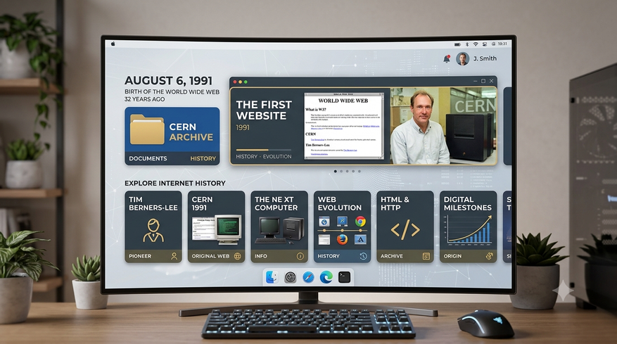 Így született meg az első weboldal